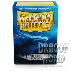 Standard Sleeves - Classic Blue - 100CT - Dragon Shield